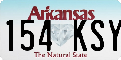 AR license plate 154KSY