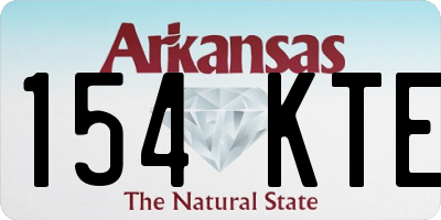 AR license plate 154KTE