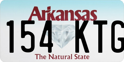 AR license plate 154KTG