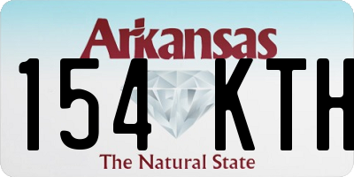 AR license plate 154KTH