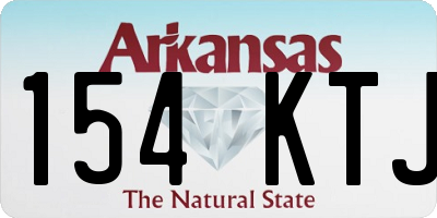AR license plate 154KTJ