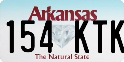 AR license plate 154KTK