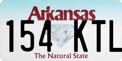 AR license plate 154KTL