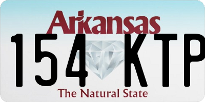 AR license plate 154KTP