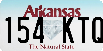 AR license plate 154KTQ