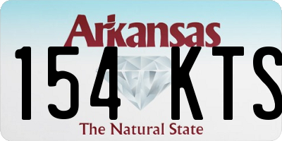 AR license plate 154KTS