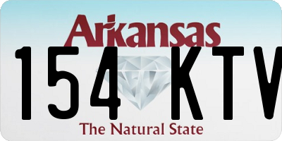 AR license plate 154KTV