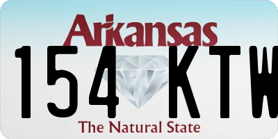 AR license plate 154KTW