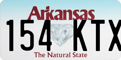 AR license plate 154KTX