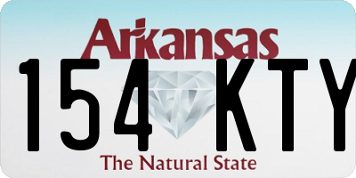 AR license plate 154KTY
