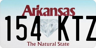 AR license plate 154KTZ