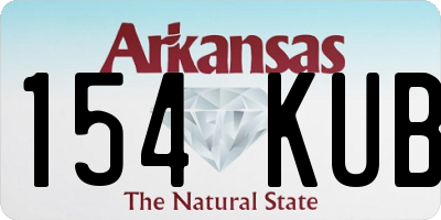 AR license plate 154KUB