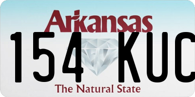 AR license plate 154KUC