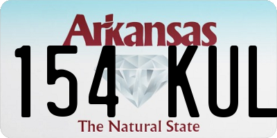 AR license plate 154KUL
