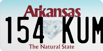 AR license plate 154KUM