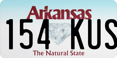 AR license plate 154KUS