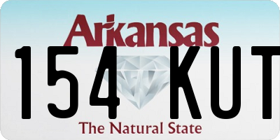 AR license plate 154KUT