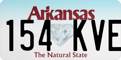 AR license plate 154KVE