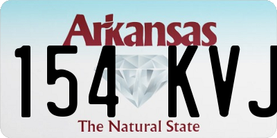 AR license plate 154KVJ