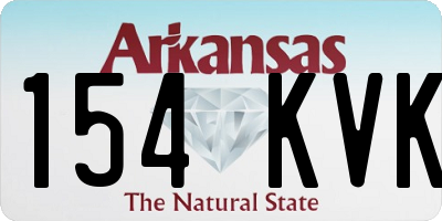 AR license plate 154KVK