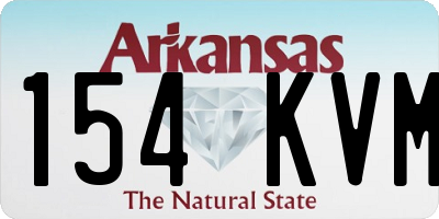 AR license plate 154KVM
