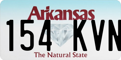 AR license plate 154KVN