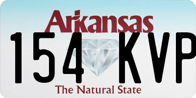 AR license plate 154KVP