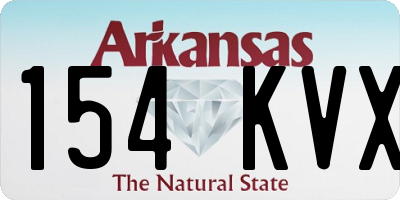 AR license plate 154KVX