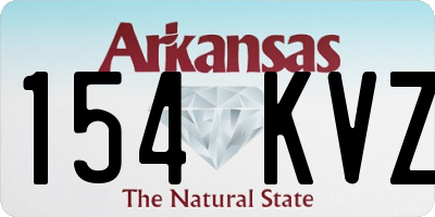 AR license plate 154KVZ