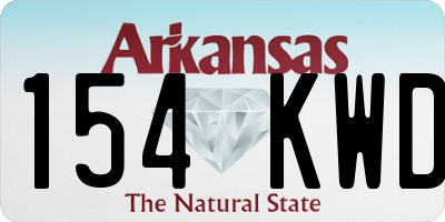 AR license plate 154KWD