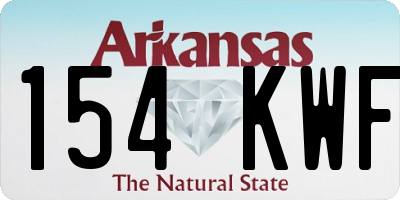 AR license plate 154KWF