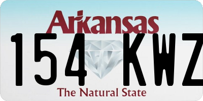 AR license plate 154KWZ