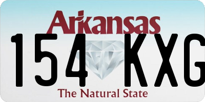 AR license plate 154KXG