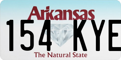 AR license plate 154KYE