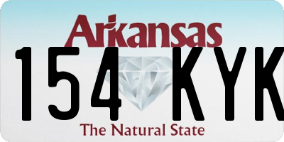 AR license plate 154KYK