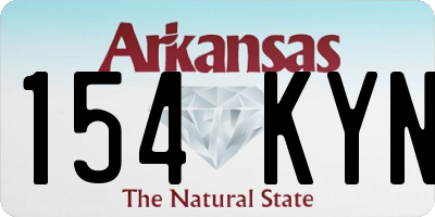 AR license plate 154KYN