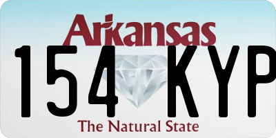 AR license plate 154KYP
