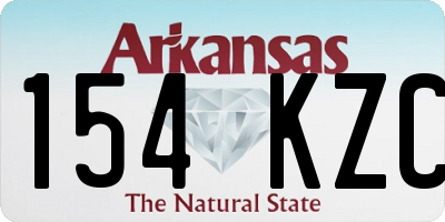 AR license plate 154KZC