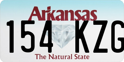 AR license plate 154KZG