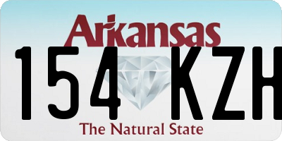 AR license plate 154KZH