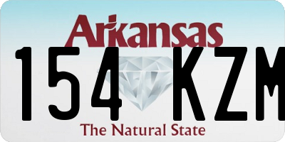 AR license plate 154KZM