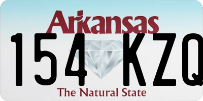 AR license plate 154KZQ