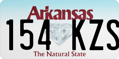 AR license plate 154KZS