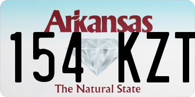 AR license plate 154KZT
