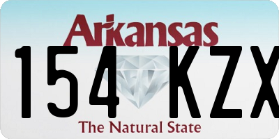 AR license plate 154KZX