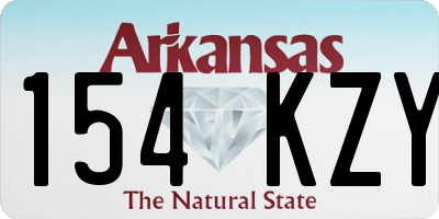 AR license plate 154KZY