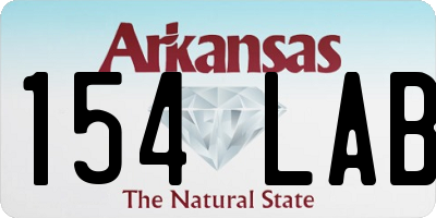 AR license plate 154LAB