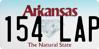 AR license plate 154LAP