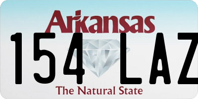 AR license plate 154LAZ