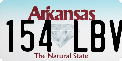 AR license plate 154LBV